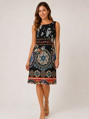 Amazing Mandala Boho print dress